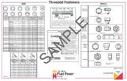 Picture of SAE / Metric Threaded Fastener Poster