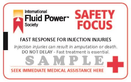 Picture for category Fluid Injection Safety Cards