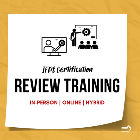 Picture for category NEW | IFPS Certification Review Training