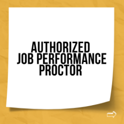 Picture of Authorized Job Performance Proctor