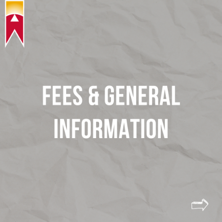 Picture for category General Information and Fee Policies